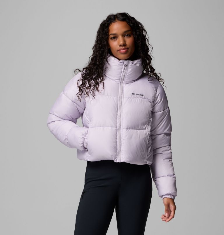 Puffect II gecroppte Puffer-Jacke für Frauen, Color: Lavender Pearl, image 1
