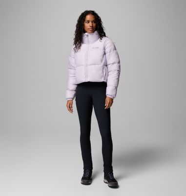 Women's Puffect II Cropped Puffer Jacket, Color: Lavender Pearl, image 8