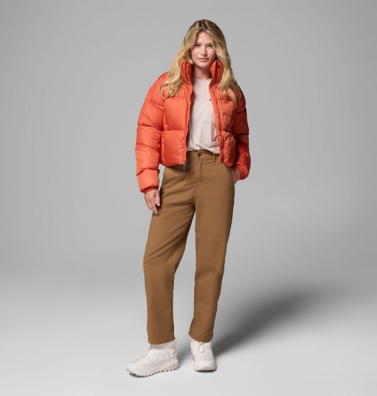 Puffect II gecroppte Puffer-Jacke für Frauen, Color: Tuscan, image 2