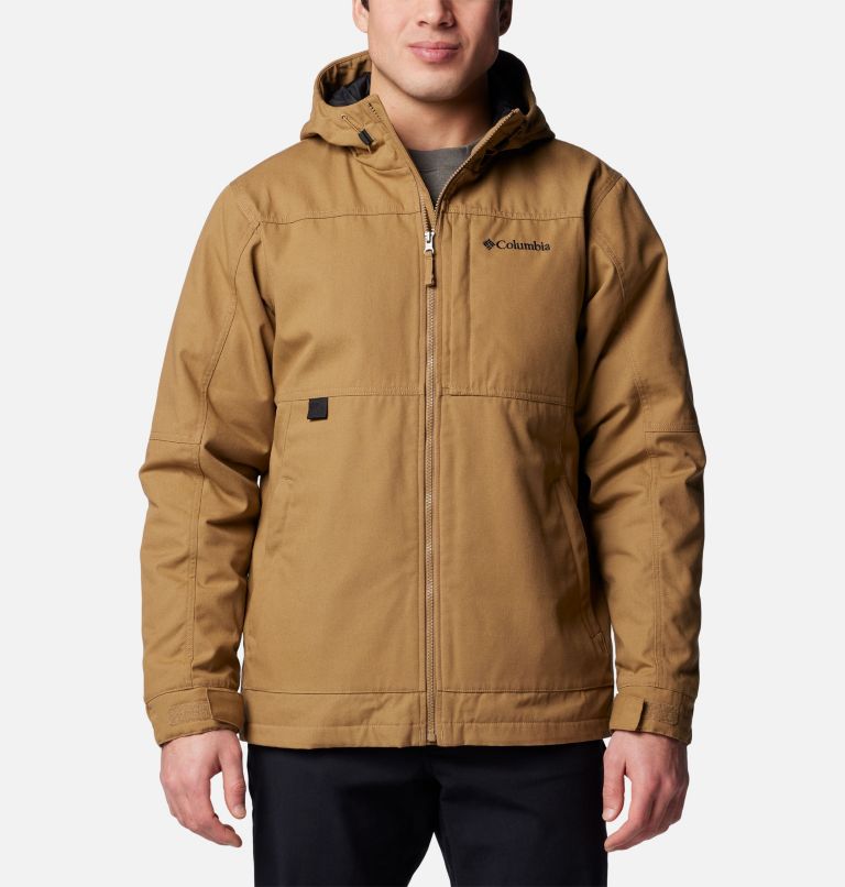 Men's insulated hooded jacket hotsell