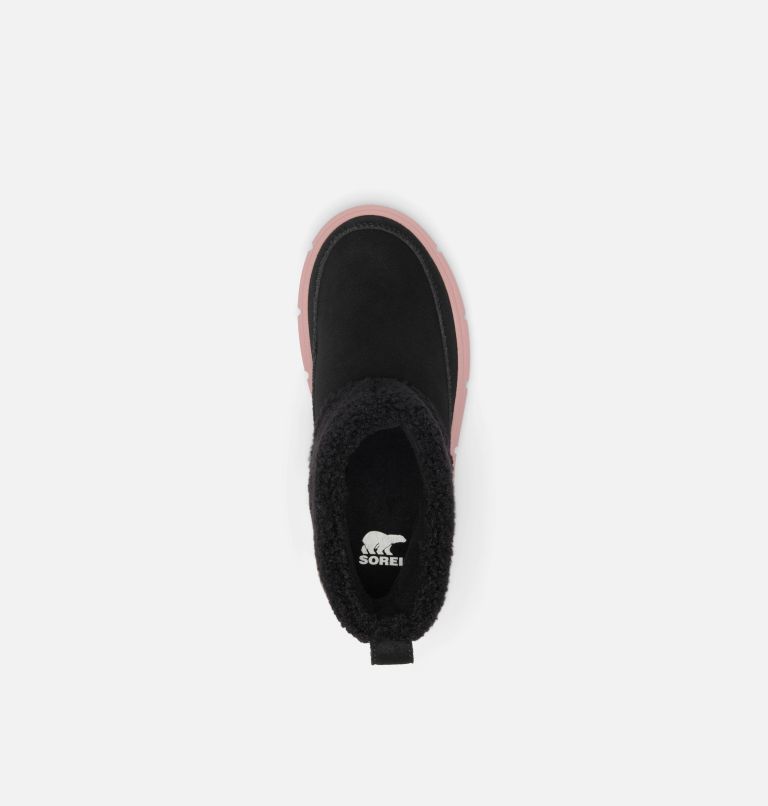 Youth SOREL EXPLORER III SLIP-ON COZY Waterproof Boots, Color: Black, Dazed Mauve, image 5