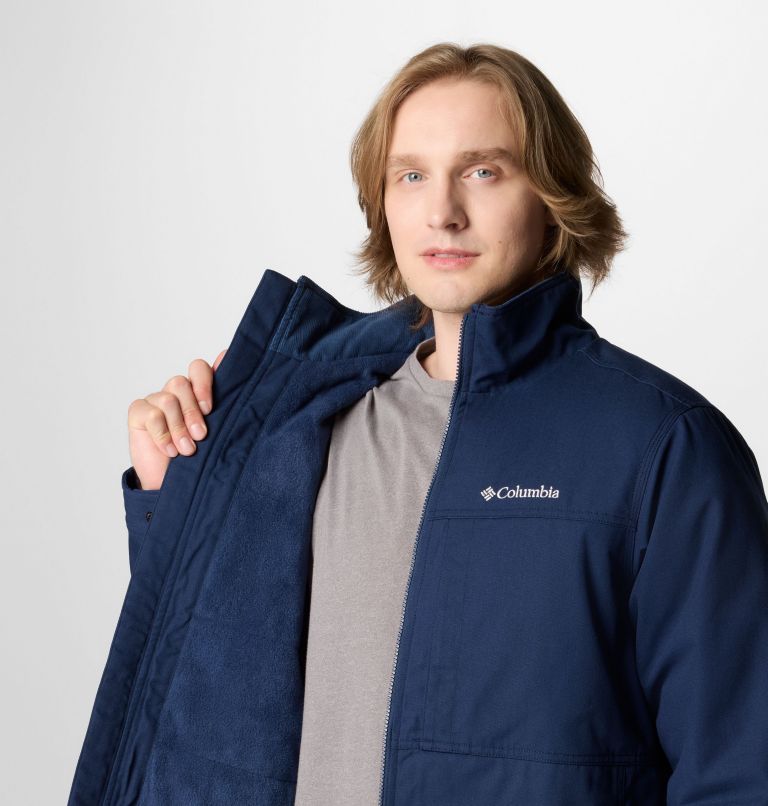 Men's Loma Vista III Jacket, Color: Collegiate Navy, image 6