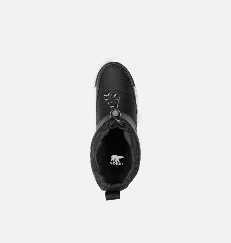 Kids' WHITNEY II PLUS PUFFY Waterproof Snow Boots, Color: Black, Sea Salt, image 5