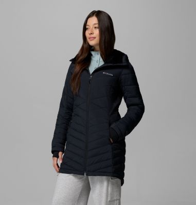 Women's Joy Peak II Hooded Mid Insulated Jacket, Color: Black, image 7
