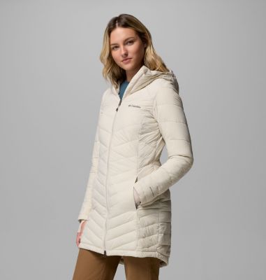 Women's Joy Peak II Hooded Mid Insulated Jacket, Color: Dark Stone, image 12