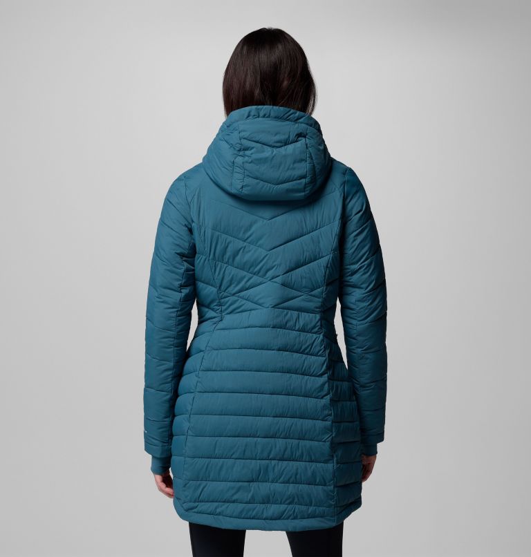 Women's Joy Peak II Mid Hooded Jacket, Color: Everblue, image 3