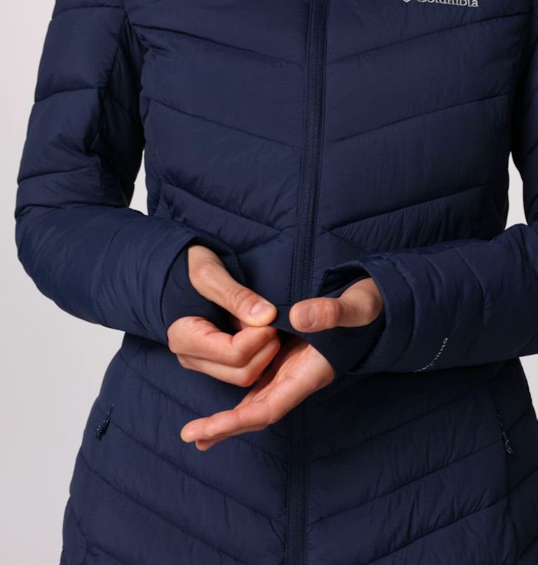 Women's Joy Peak II Hooded Mid Insulated Jacket, Color: Collegiate Navy