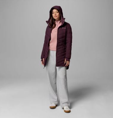 Women's Joy Peak II Mid Hooded Jacket, Color: Moonvista, image 4