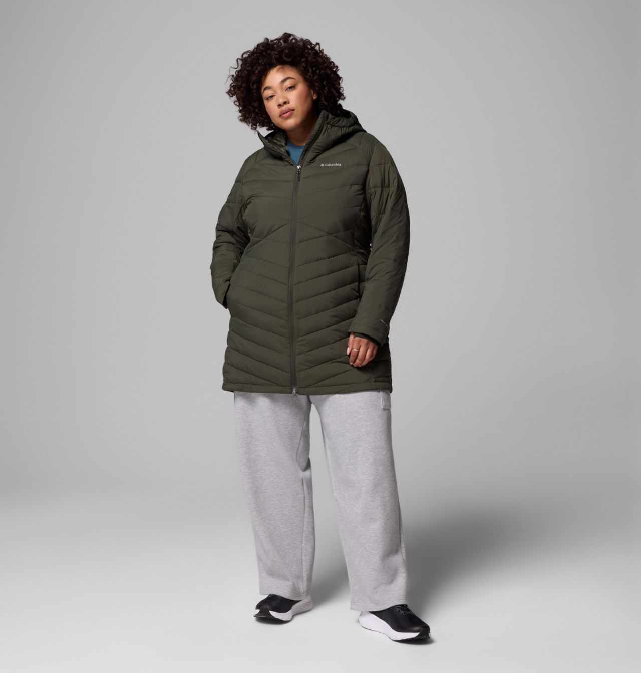 Women's Joy Peak™ II Mid Hooded Jacket - Plus Size | 366 | 3X 2