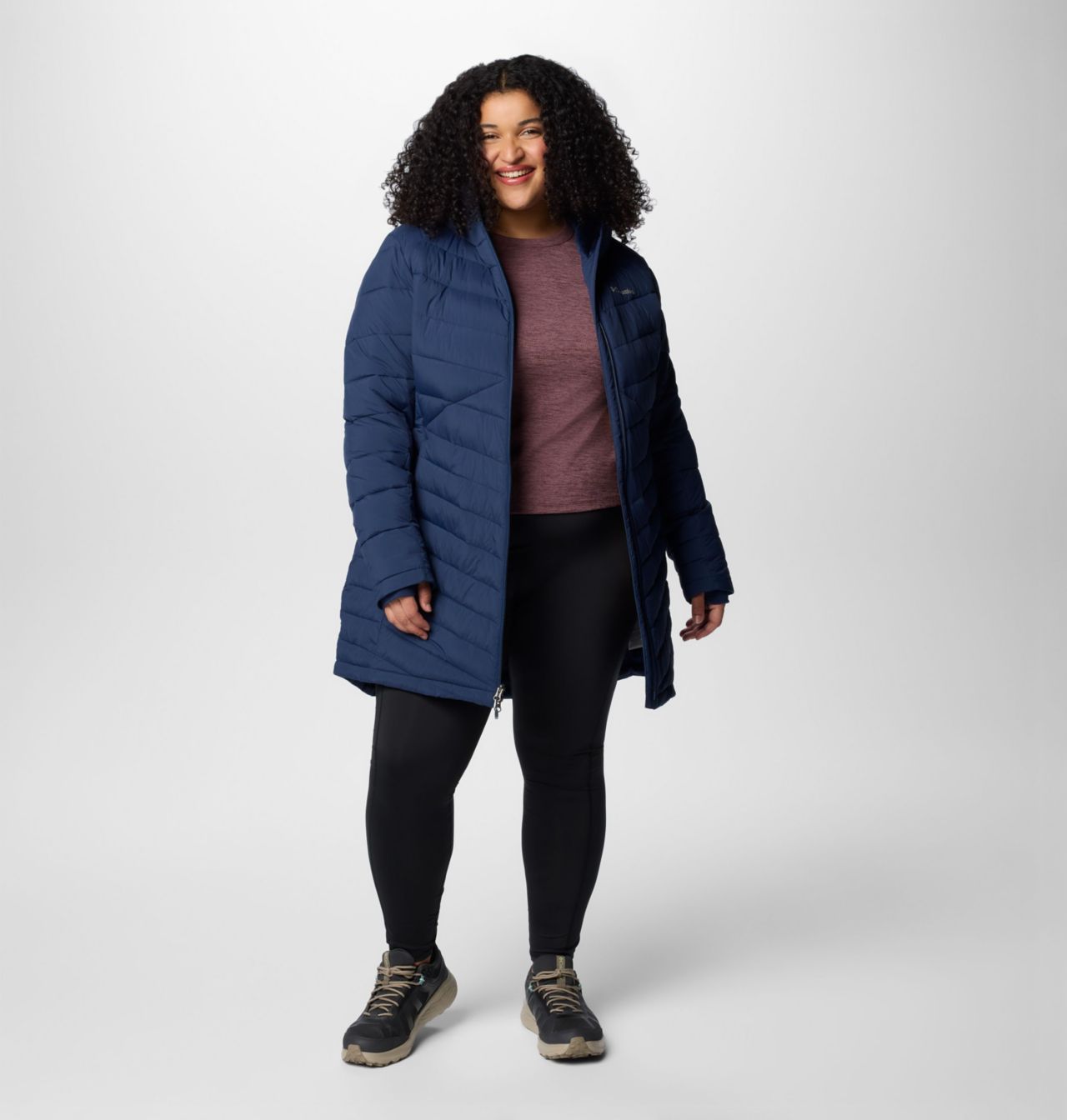 Manteau mi-long à capuchon Joy Peak™ II femmes – Grandes tailles 3