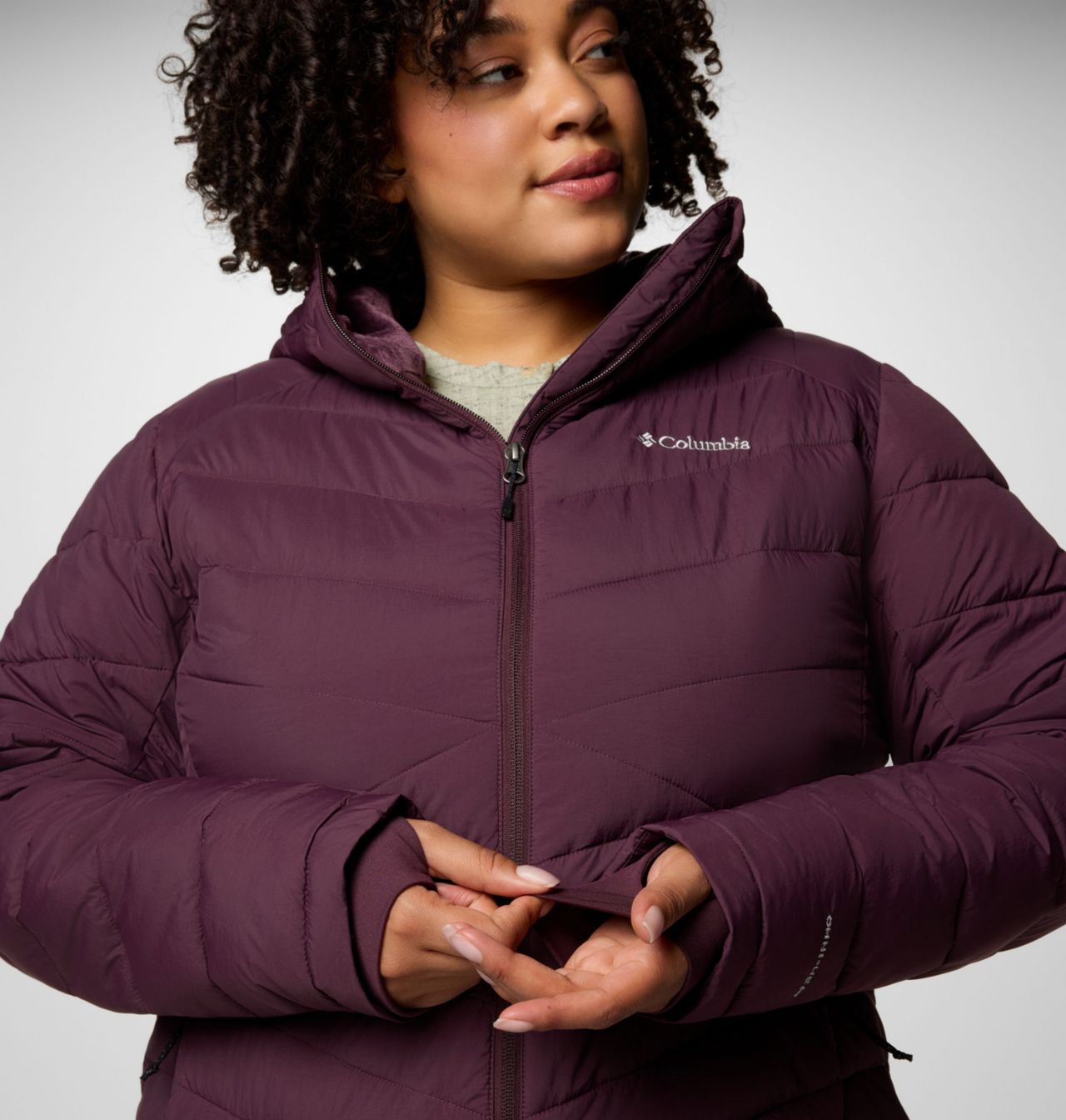 Women's Joy Peak™ II Mid Hooded Jacket - Plus Size | 607 | 2X 6