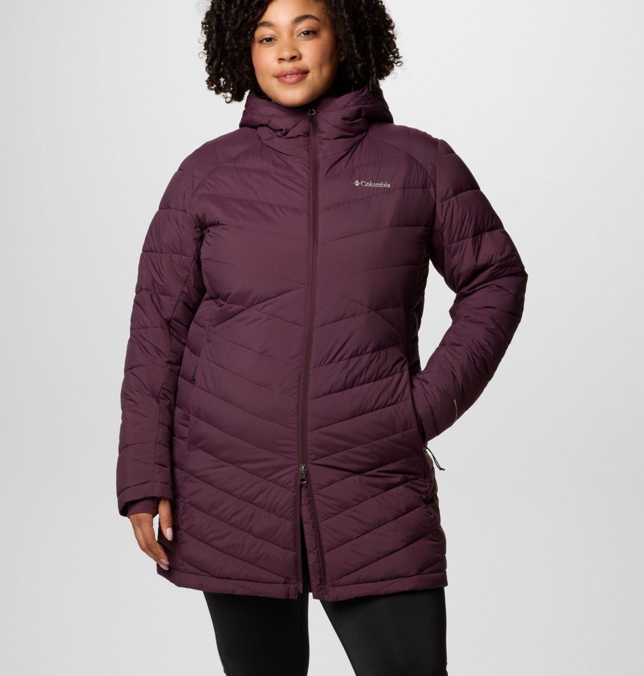 Women's Joy Peak™ II Mid Hooded Jacket - Plus Size | 607 | 2X 7