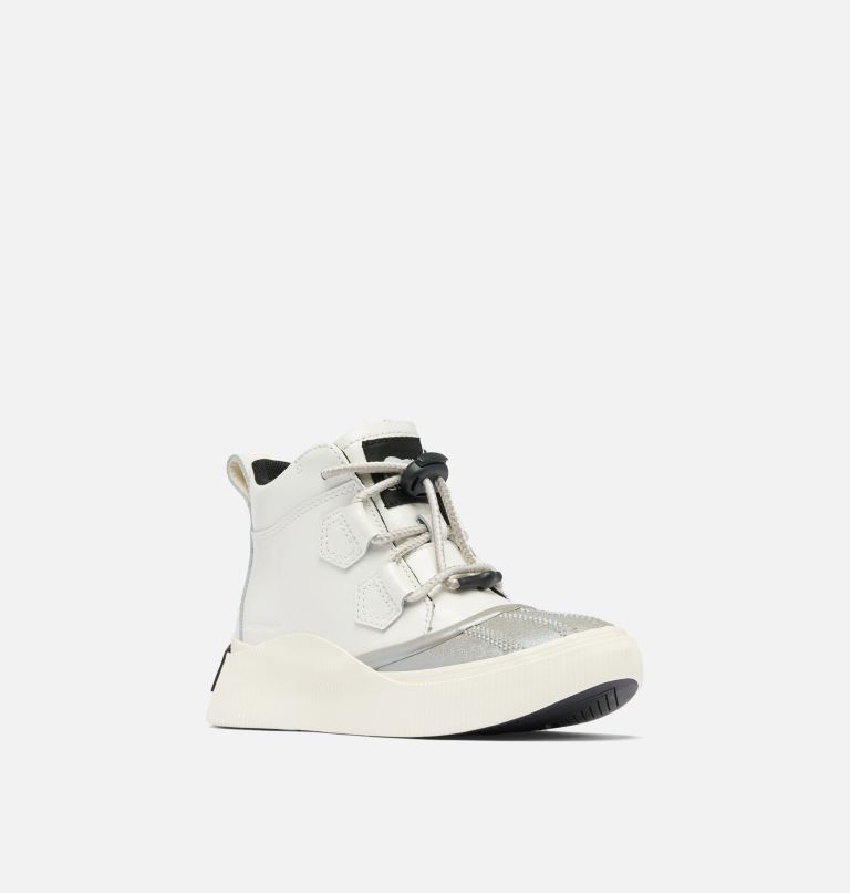 Youth OUT N ABOUT IV CLASSIC Waterproof Boots, Color: Sea Salt, Black, image 7