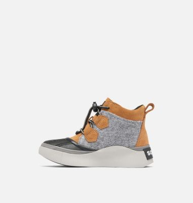 OUT N ABOUT IV Classic Youth Waterproof Boot, Color: Taffy, Black Felt, image 12