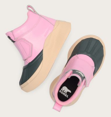 OUT N ABOUT IV Strap Children's Waterproof Boot, Color: Pink Flare, Pearlescent, image 8