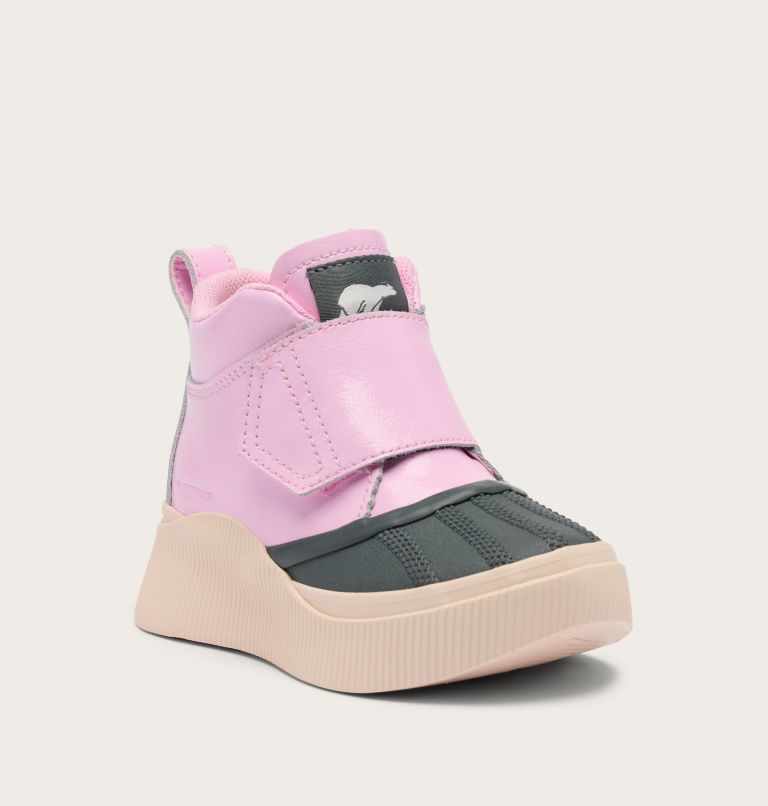 OUT N ABOUT IV STRAP Toddler Waterproof Boot, Color: Pink Flare, Pearlescent, image 6