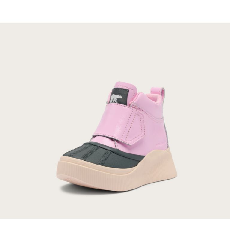 OUT N ABOUT IV STRAP Toddler Waterproof Boot, Color: Pink Flare, Pearlescent, image 7