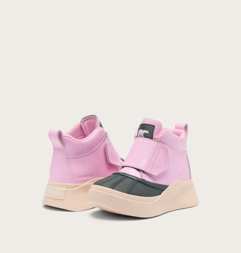 OUT N ABOUT IV STRAP Toddler Waterproof Boot, Color: Pink Flare, Pearlescent, image 8