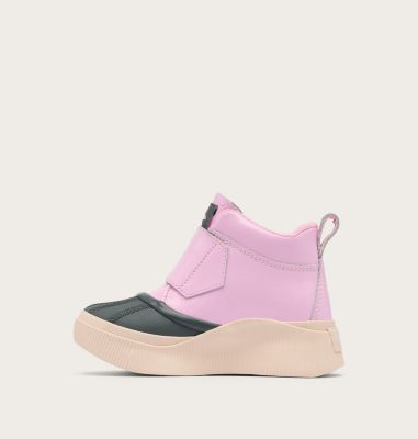 OUT N ABOUT IV STRAP Toddler Waterproof Boot, Color: Pink Flare, Pearlescent, image 3