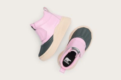 OUT N ABOUT IV STRAP Toddler Waterproof Boot, Color: Pink Flare, Pearlescent, image 4