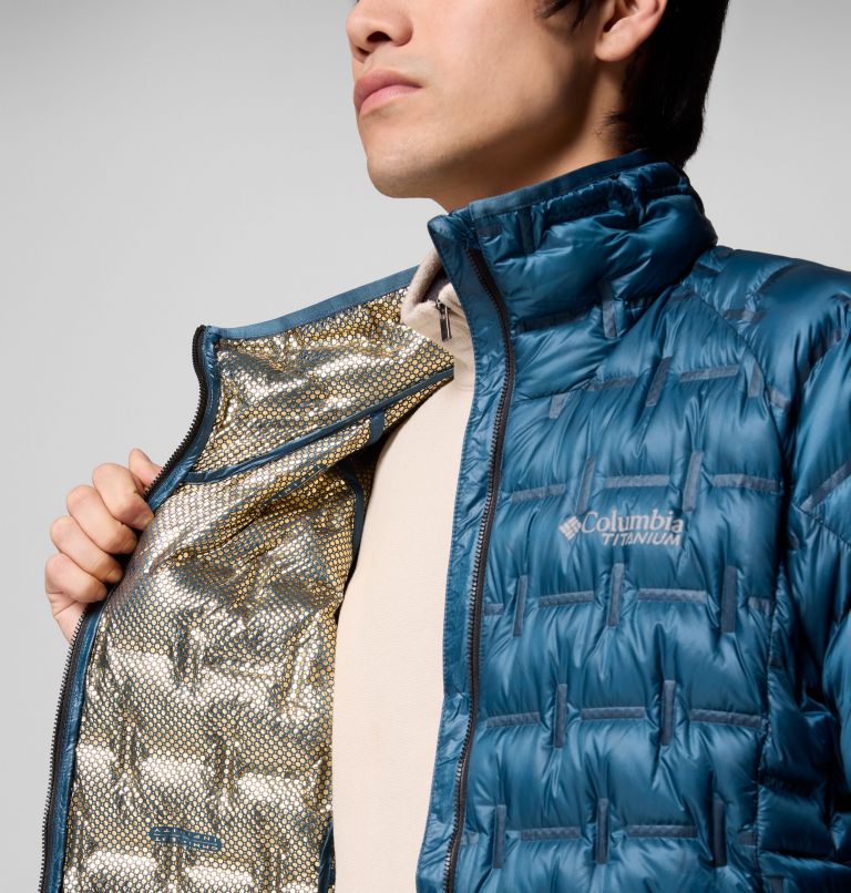 Men's Alpine Crux III Down Jacket, Color: Everblue, image 6