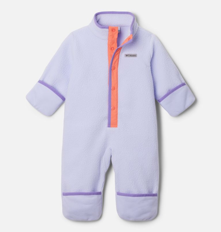 Combinaison Helvetia pour bébés, Color: Snowdrift, Hot Coral, image 3