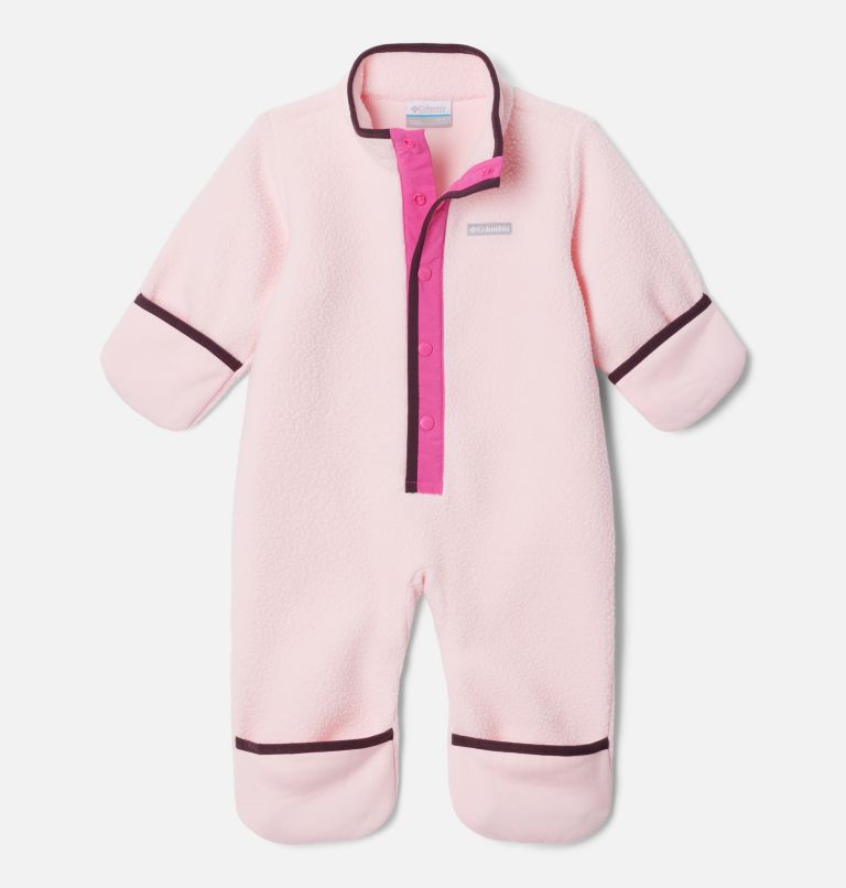 Helvetia Sherpa-Fleece Overall für Kleinkinder, Color: Satin Pink, Pink Ice, image 3