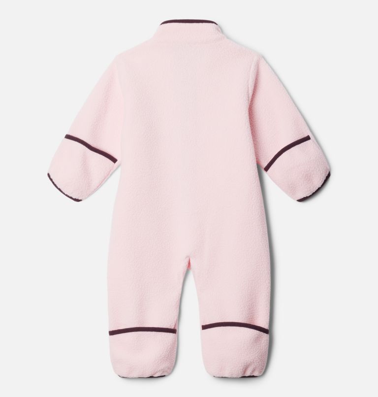 Helvetia Sherpa-Fleece Overall für Kleinkinder, Color: Satin Pink, Pink Ice, image 2