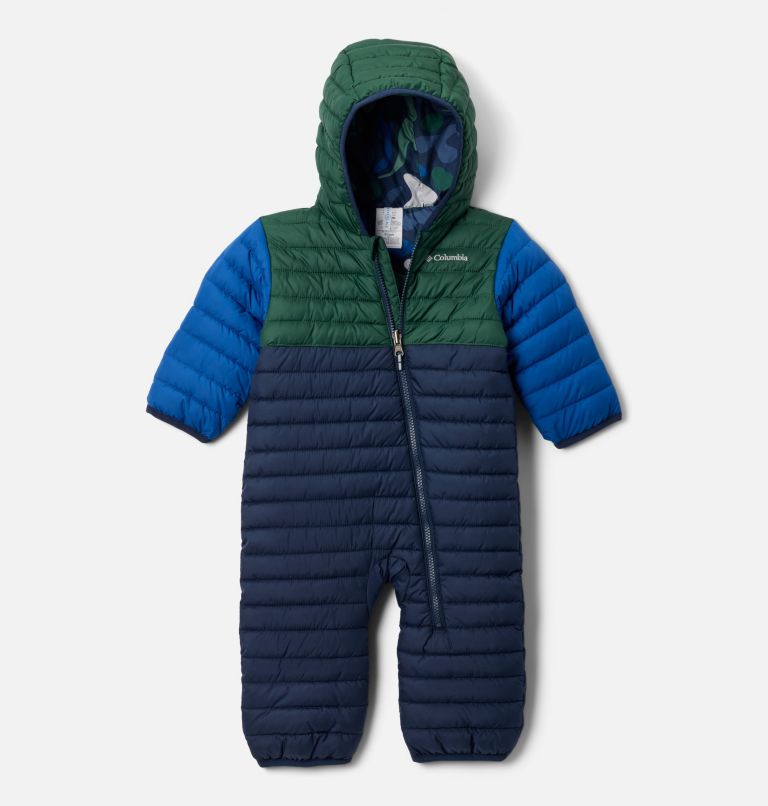 Infant Powder Lite II Reversible Bunting, Color: Coll Navy, Rain Forest, Mountain Blue, image 1