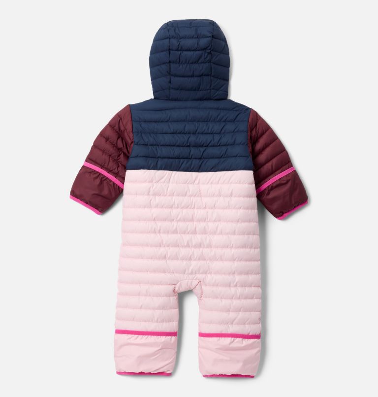 Infant Powder Lite II Reversible Bunting, Color: Satin Pink, Coll Navy, Rich Wine, image 2