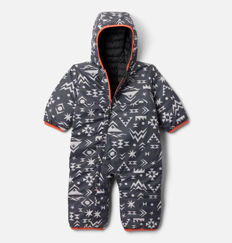 Infant Powder Lite II Reversible Bunting, Color: Zing, Shark, image 4