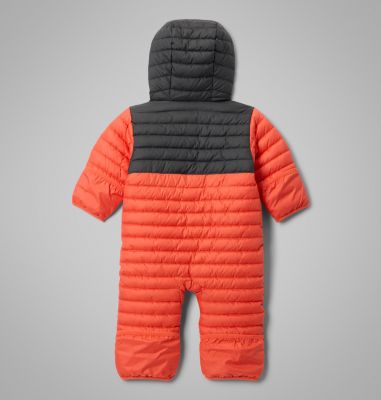 Infant Powder Lite II Reversible Insulated Bunting, Color: Zing, Shark, image 2