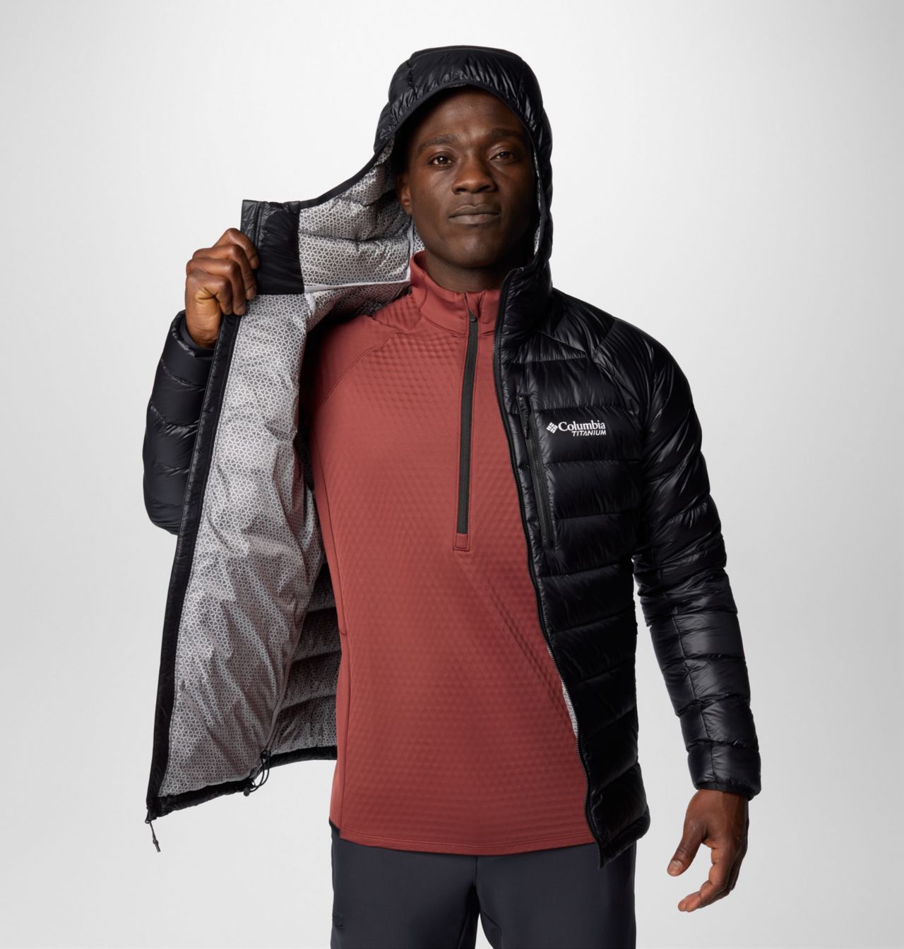 Men's Arctic Crest™ Down Hooded Jacket | 010 | L 6