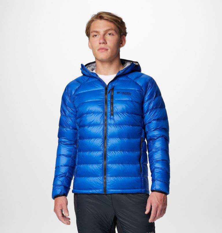 Blue columbia coat on sale