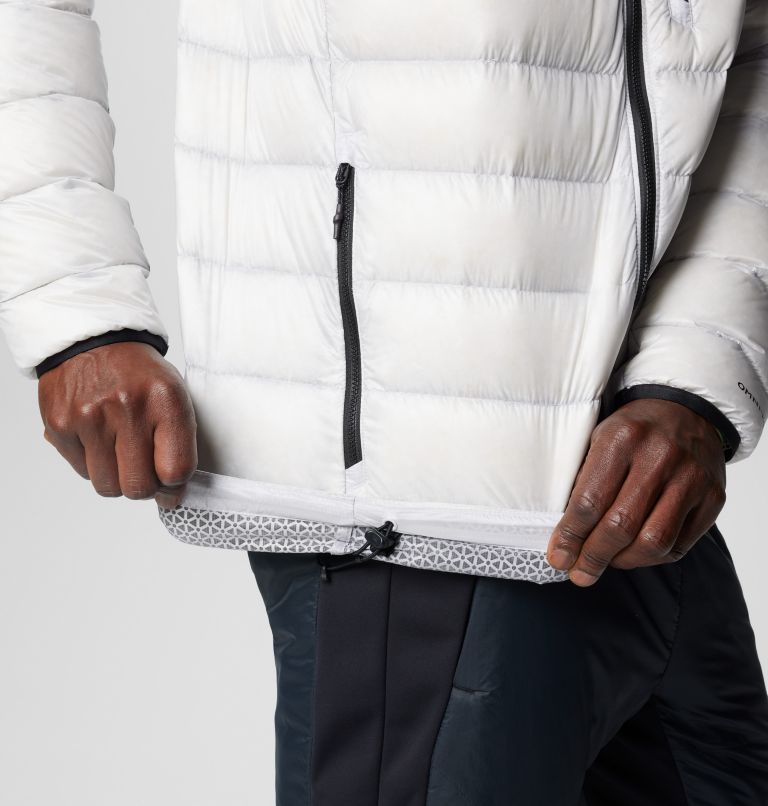 Men's Arctic Crest Down Hooded Jacket, Color: Nimbus Grey, image 7