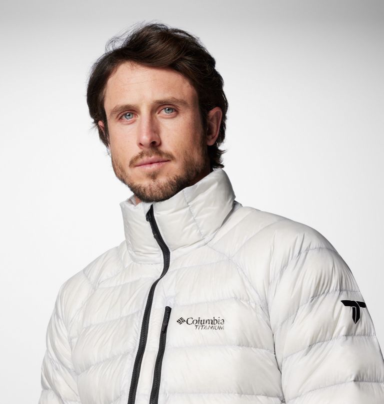 Men's Arctic Crest Down Jacket, Color: Nimbus Grey, image 5