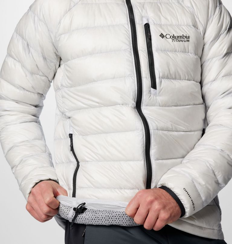 Men's Arctic Crest Down Jacket, Color: Nimbus Grey, image 8