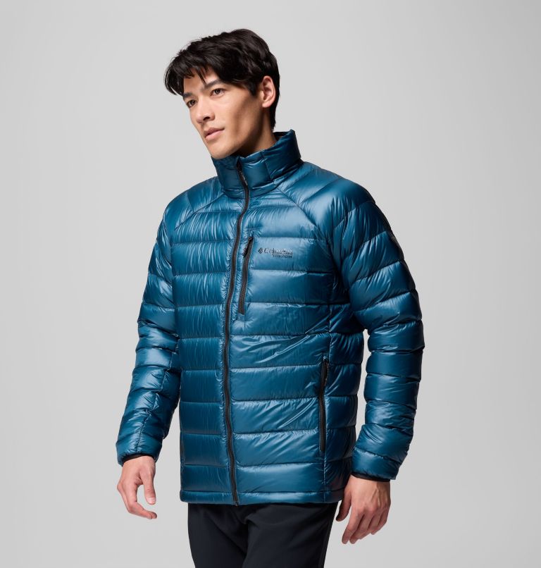 Men's Arctic Crest Down Jacket, Color: Everblue, image 4