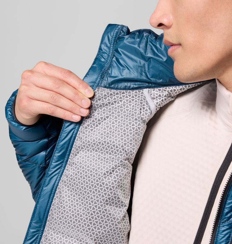 Men's Arctic Crest Down Jacket, Color: Everblue, image 6