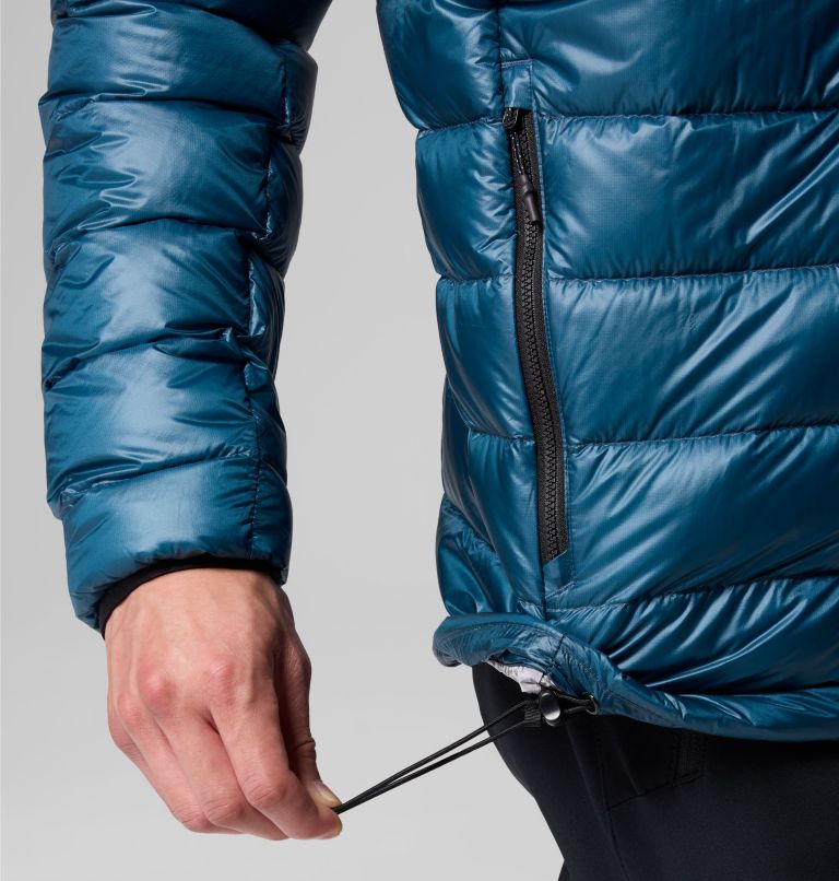 Men's Arctic Crest Down Jacket, Color: Everblue, image 8