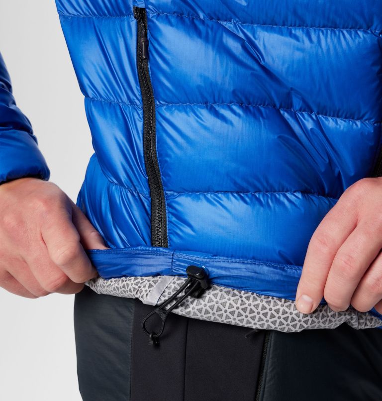 Men's Arctic Crest Down Jacket, Color: Mountain Blue, image 7