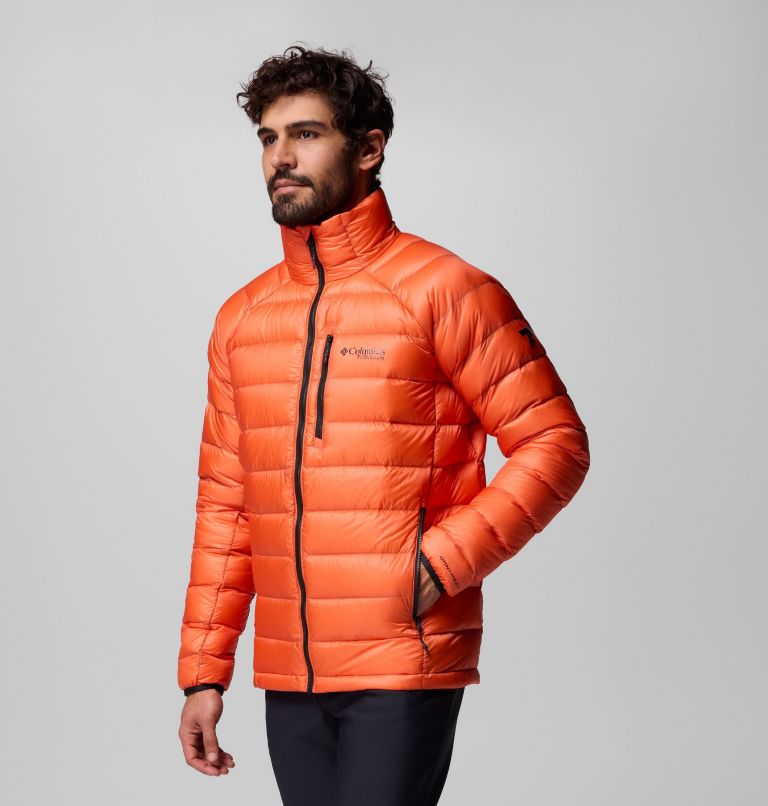 Men's Arctic Crest Down Jacket, Color: Zing, image 4
