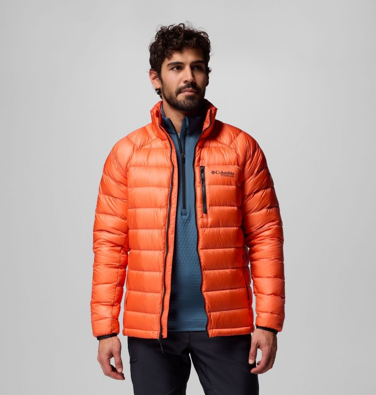 Men's Arctic Crest Down Jacket, Color: Zing, image 5