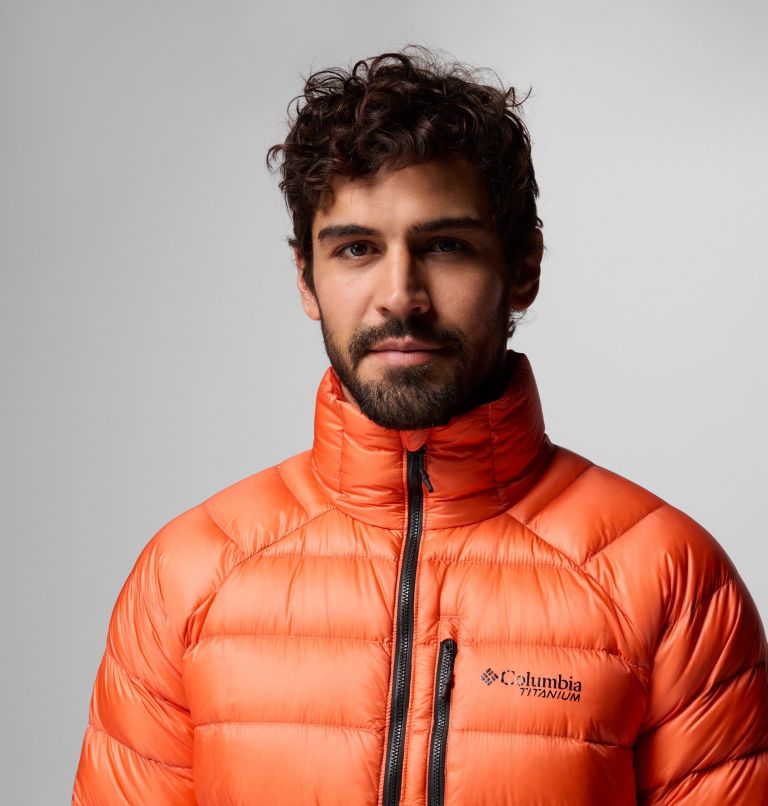 Men's Arctic Crest Down Jacket, Color: Zing, image 7
