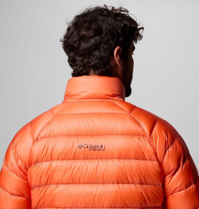 Men's Arctic Crest Down Jacket, Color: Zing, image 9