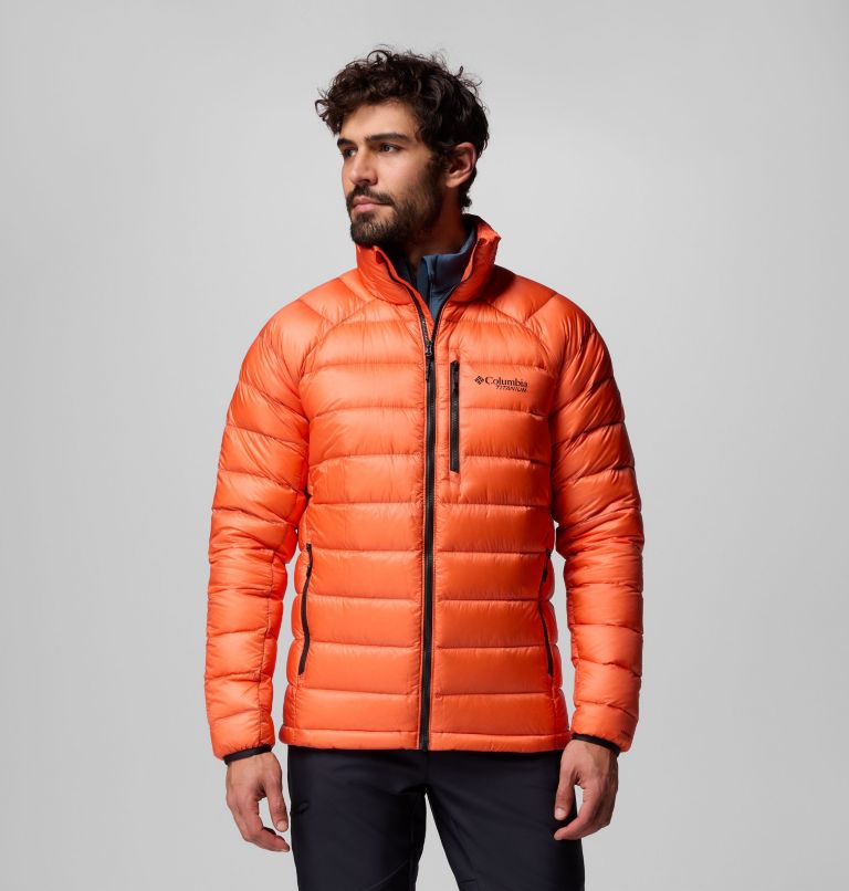 Men's Arctic Crest Down Jacket, Color: Zing, image 1
