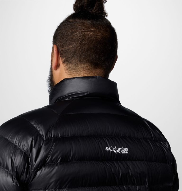 Men's Arctic Crest Down Jacket - Big, Color: Black, image 6