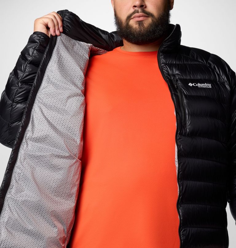 Men's Arctic Crest Down Jacket - Big, Color: Black, image 7