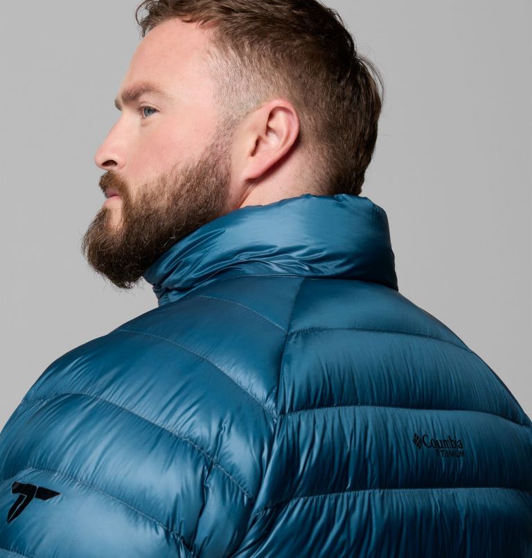 Men's Arctic Crest Down Jacket - Big, Color: Everblue, image 9