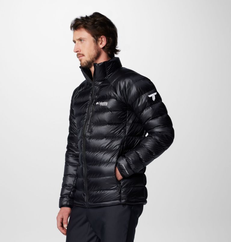 Men's Arctic Crest Down Jacket - Tall, Color: Black, image 4
